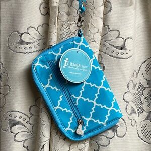 Blue Wristlet Clutch